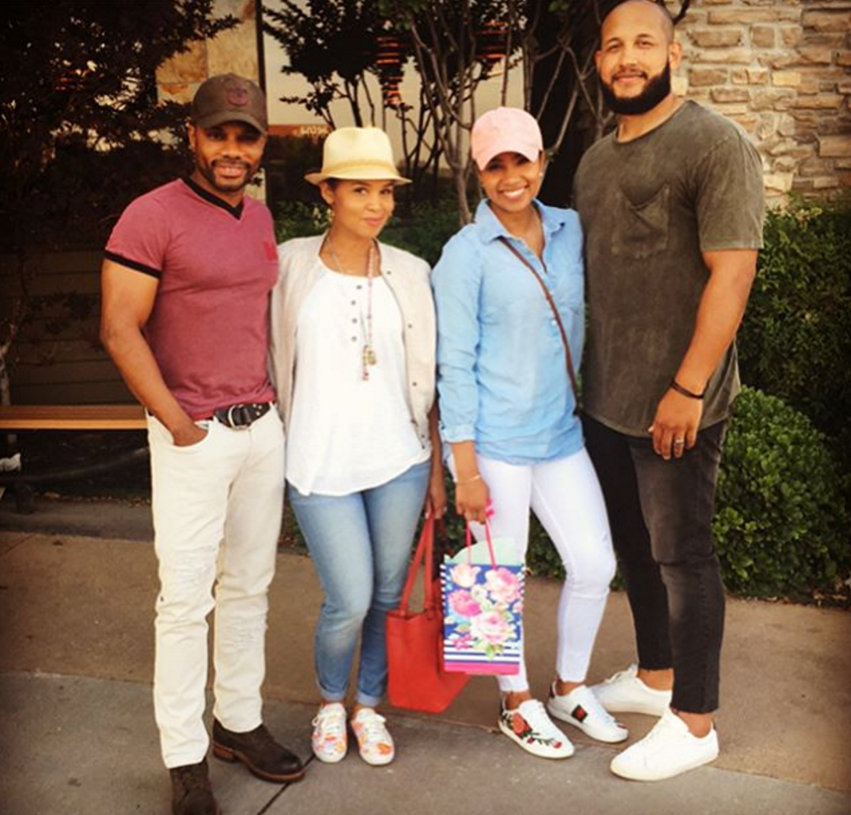 Kirk Franklin and Wife Double Date With Their Daughter and Her Husband
